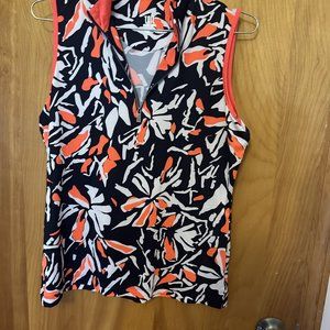 Tail Women's Quarter Zip Sleeveless Top